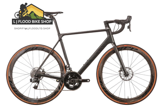 L J FLOOD Canyon Ultimate CF SLX Disc Road Bike